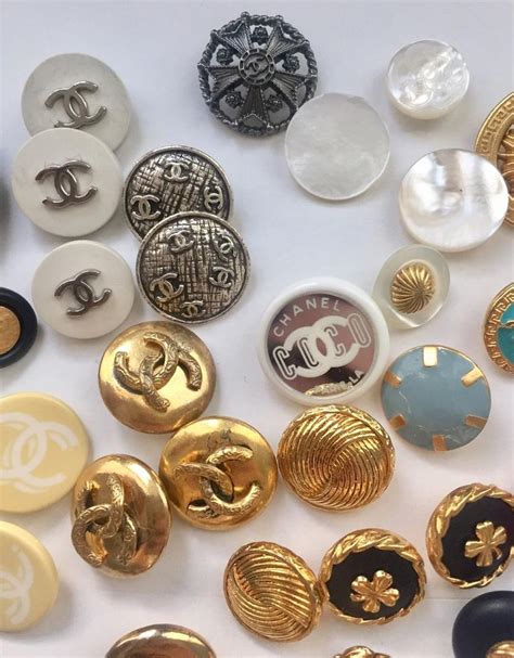 vintage chanel button|unique chanel buttons.